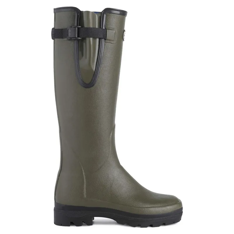 Le Chameau Womens Vierzonord Neoprene Wellingtons in Vert Chameau